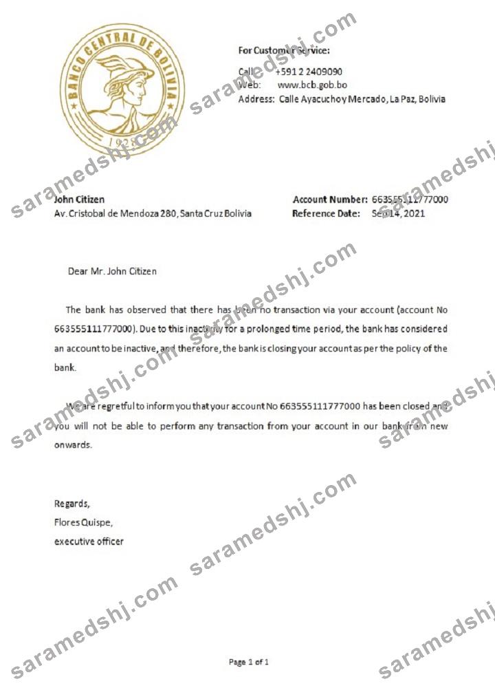 Bolivia_Banco Central de Bolivia_closure reference